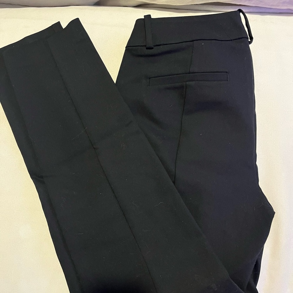 LOFT Classic Black Cropped Pants